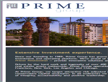 Tablet Screenshot of primegrp.com
